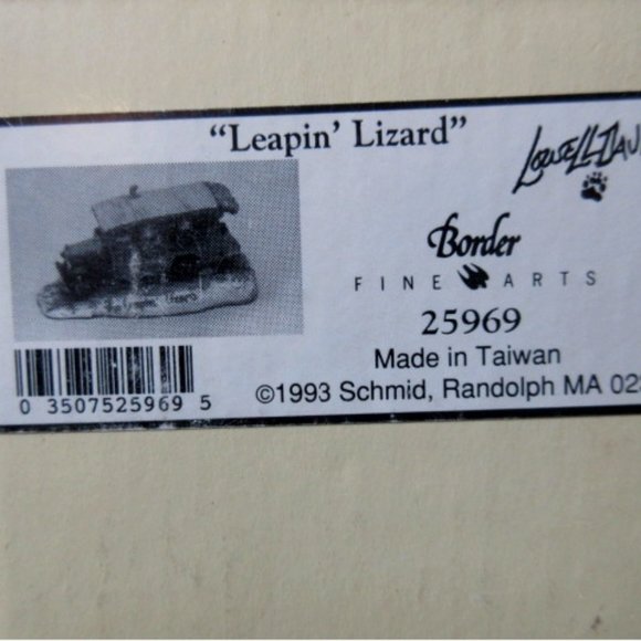 Lowell Davis 'The Leapin' Lizard' figurine, Special Edition for 1993. - Picture 4 of 6